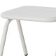 Table basse d'extérieur blanche RAY LOUNGE Woud