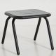 Table basse d'extérieur noire RAY LOUNGE Woud