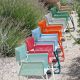Coloris des fauteuils pliants en toile SNOOZE Emu