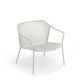 Fauteuil de jardin lounge blanc DARWIN Emu