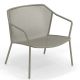 Fauteuil de jardin lounge gris vert DARWIN Emu