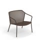 Fauteuil de jardin lounge marron d'Inde DARWIN Emu