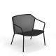 Fauteuil de jardin lounge noir DARWIN Emu