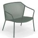 Fauteuil de jardin lounge vert foncé DARWIN Emu