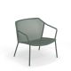 Fauteuil de jardin lounge vert foncé DARWIN Emu