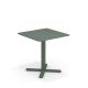 Table carrée 70 x 70 cm DARWIN Emu, coloris vert foncé