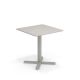 Table carrée 70 x 70 cm DARWIN Emu, coloris gris ciment