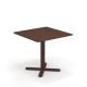 Table carrée 80 x 80 cm DARWIN Emu, coloris corten