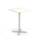 Table bar pliante DARWIN Emu, coloris blanc