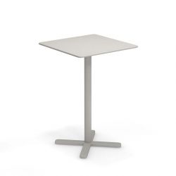 Table bar pliante DARWIN Emu, coloris gris ciment