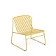 Fauteuil salon de jardin jaune curry RIVIERA Emu
