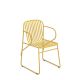 Fauteuil de jardin jaune curry RIVIERA Emu