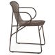 Fauteuil de jardin empilable RIVIERA Emu, coloris fer ancien