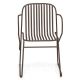 Fauteuil de jardin empilable RIVIERA Emu, coloris fer ancien