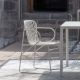 Fauteuil de jardin en métal blanc RIVIERA Emu