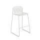 Chaise de bar outdoor blanche RIVIERA Emu