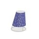 Lampe extérieur LED sans fil CONE SMALL Emu, abat-jour fleurs bleues