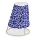 Lampe extérieur LED sans fil CONE SMALL Emu, abat-jour fleurs bleues