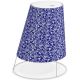 Lampe extérieur LED sans fil CONE BIG Emu, abat-jour fleurs bleues