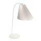 Lampadaire arc pied blanc CONE Emu