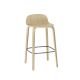 Chaise de bar chêne naturel, assise 65cm VISU Muuto