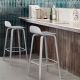 Chaises de bar bois teinté gris clair VISU Muuto