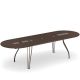 Table de jardin extensible marron d'Inde VERA Emu