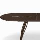 Table de jardin extensible marron d'Inde VERA Emu
