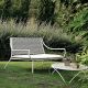 Canapé d'extérieur blanc VERA Emu avec coussin d'assise blanc