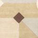 Détail du motif et des teintes beige du tapis rectangulaire PIAZZA collection Access Toulemonde Bochart