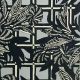 Détail motif et matière du tapis ARUM en laine bio Encre, collection Organic Toulemonde Bochart