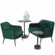 Fauteuil CHARMY Pols Potten, velours vert