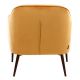 Fauteuil CHARMY Pols Potten, velours gold