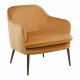 Fauteuil CHARMY Pols Potten, velours gold