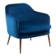 Fauteuil CHARMY Pols Potten, velours bleu