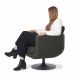 Fauteuil pivotant KIRK Pols Potten, kaki