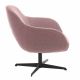 Fauteuil pivotant rose SPOCK Pols Potten