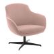 Fauteuil pivotant rose SPOCK Pols Potten