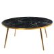 Table basse MARBLE Pols Potten, plateau noir