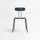 Chaise chêne teinté OKITO Zeitraum, noir graphite