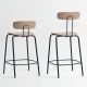 Chaises de bar assise 65 cm OKITO BAR Zeitraum, dossier haut et bas