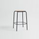 Tabouret de bar assise 65 en chêne massif OKITO STOOL Zeitraum