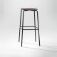 Tabouret de bar assise 80 cm noyer massif OKITO STOOL Zeitraum