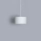 Suspension blanche NOON 1 SMALL Zeitraum, abat-jour blanc