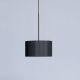 Suspension noire NOON 1 SMALL Zeitraum, abat-jour noir