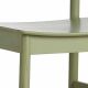 Chaise frêne laqué vert olive PAUSE Woud