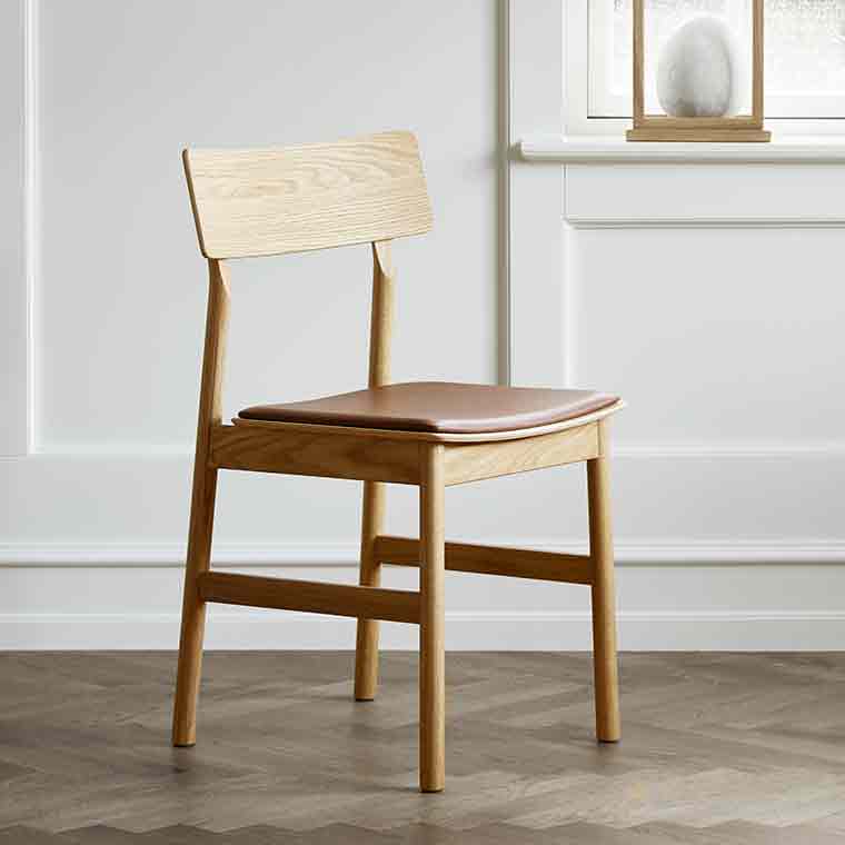 Chaise bois design assise cordes sur Coup de Cœur Design