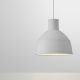 Suspension design en silicone UNFOLD gris clair Muuto