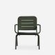 Fauteuil de jardin vert foncé RAY LOUNGE Woud