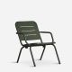 Fauteuil de jardin vert foncé RAY LOUNGE Woud